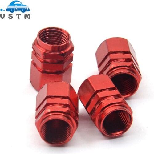 New Cover Tires Valves Tyre Stem Air Caps Airtight New 4pcs/pack Theftproof Aluminum Car Wheel