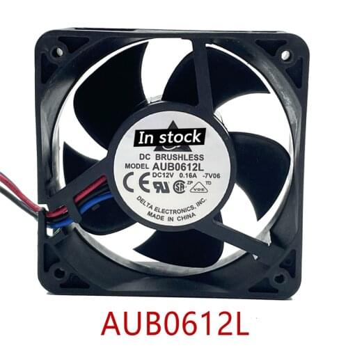 Original 100% working AUB0612L ForDelta 6025 6CM 60mm 12V Hydro Bearing Trans-Chassis Cooling Fan
