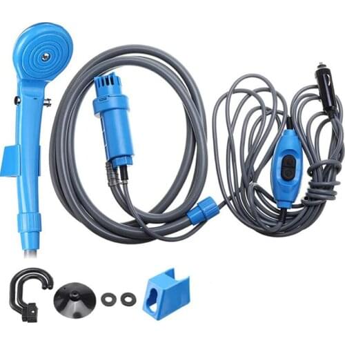 NEW Portable Car Washer 12V Camping Shower DC Car Shower High Pressure Power Washer Electric Pump For Outdoor Camping Travel Pet