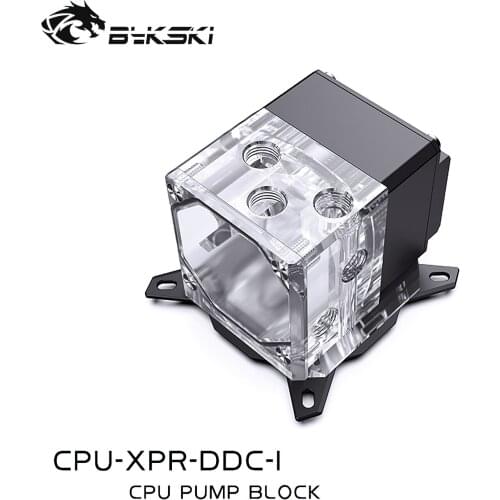 Bykski Pump Reservoir Integrated RGB CPU Water Cooling Block for Intel 115x 1200 CPU-XPR-DDC-I