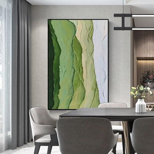 Hand Painted Thick Oil Abstract Oil Painintgs On Canvas Art Picture Large Wall Art Modern Living Room Porch Decoration Unframed