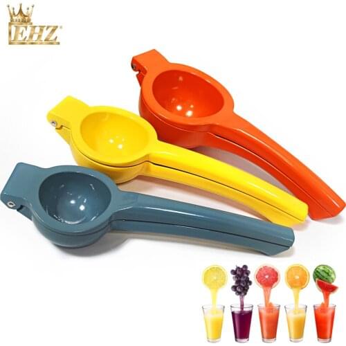 EHZ Manual Juicer Large Orange Squeezer Lemon Lime Squeezer Premium Quality Metal Manual Citrus Juice Squeezer Handle Press Tool
