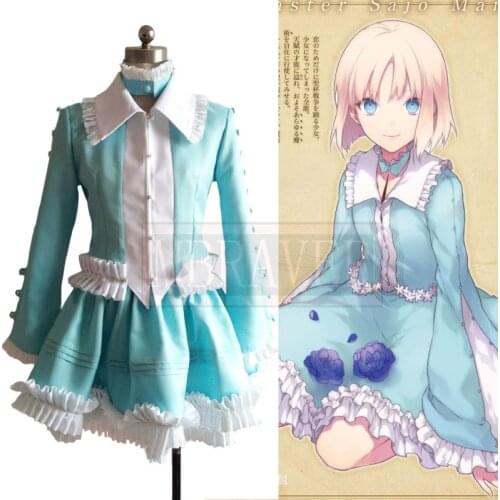 Fate/Grand Order FGO Fate/Prototype Sajou Manaka Uniform Halloween Carnival Birthday Party Cosplay Costume Custom Made Any Size
