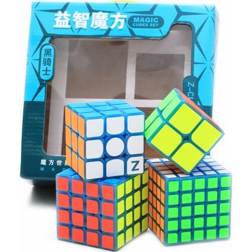 Babelemi Glow in the Dark Luminous 2x2x2 3x3x3 4x4x4 5x5x5 Magic Cube Speed Puzzle Cubes Children Kids Educational Toys