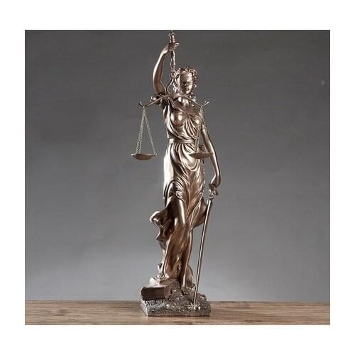 VINTAGE JUSTICE FAIR GODDESS FIGURINE SCULPTURES HOME LIVING ROOM DECORATIONS OFFICE LAW OFFICES FOR HOME DECORATION