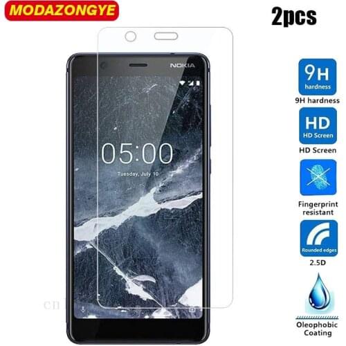 2pcs Tempered Glass For Nokia 5.1 Screen Protector Nokia 5 2018 Glass For Nokia 5.1 TA-1061 TA-1075 A-1076 TA-1081 TA-1088 Film