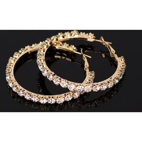 Aureate and delicate adorn article geometry alone row sets auger earring hyperbole