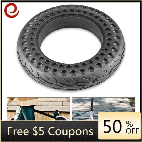 10 Inch Durable Scooter Tyre for Xiaomi Mijia M365 / M365 Electric Scooter Anti-Explosion Tubes Outer Tire Tubeless Solid Tyre