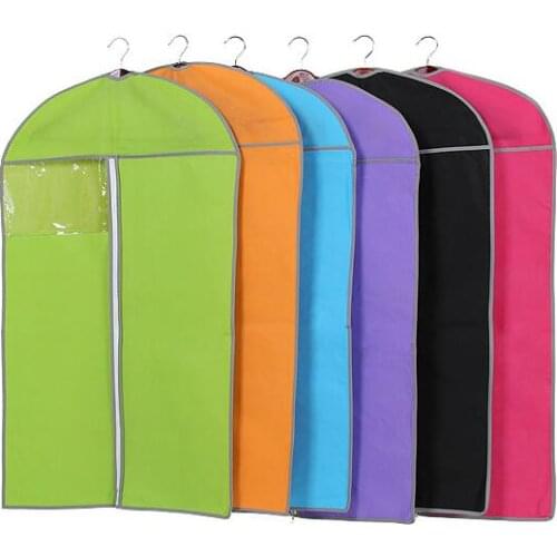 10PCS Stylish Home Dress Clothes Garment Suit Cover Cases Dustproof Storage Bags Protector Hanging Clothing Bags