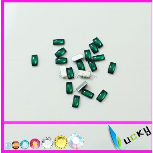 4320pcs 3*7mm rectangle shape hot sell hotfix epoxy pearl silver back