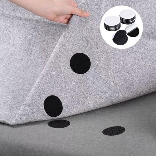 5/10 Pairs Anti Curling Carpet Tape Rug Sticky Anti Slip Round Carpet Tape Rug Grippers Carpet Grippers for Curled Corners Edges