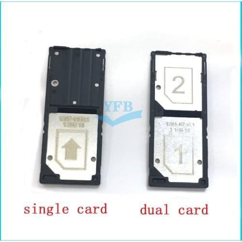 Single Dual SIM Card Tray Slot Holder Adapter For Sony Xperia C3 C4 Replacement Repair