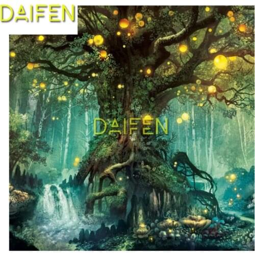 5D DIY Diamond painting Cross stitch light tree Full Round Diamond mosaic forest 5D DIY Diamond Full Square Diamond embroidery