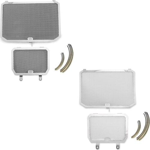 Areyourshop Motorcycle Upper & Lower Radiator Guard Oil Cooler Protector For Yamaha YZF-R1 R1M 2015-2017 2016 Motor Accessories