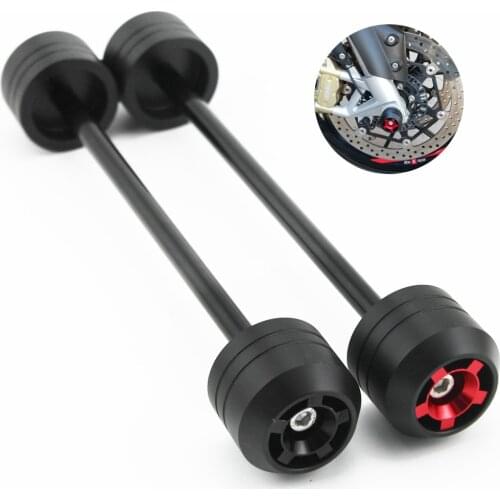 For Kawasaki Z650 Z900 Z750 Z800 Z1000 Z1000SX ZX6R ZX10R Motorcycle Front Axle Fork Crash Sliders Wheel Protector