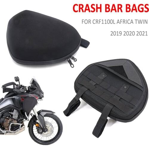 Motorcycle Frame Crash Bar Bags Tool Placement Travel Bag Toolkit FOR HONDA CRF 1100 L CRF1100L CRF 1100L AFRICA TWIN 2019-2021