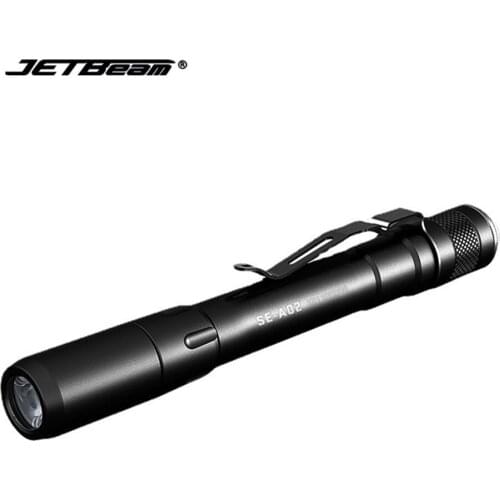 JETBEAM SE-A02 Medical Flashlight 280Lumen Use Cree XP-G LED Power By AAA Battery Tailcap Click Led EDC Torch Light
