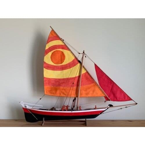 Sailboat model assembly kit 1:50 Felucca1887 sailboat model building kits