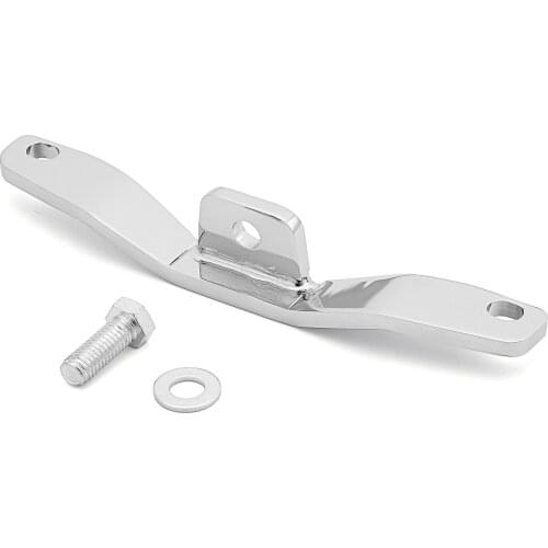 Motorcycle Parts For 2018-UP Harley Softail Fat Bob FXFB Triple Chrome Bottom Mount Round Headlight Conversion Bracket