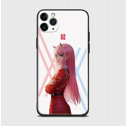 Anime Girl Beautiful Anime Zero Two FOR IPhone Se 6s 7 8 Plus X Xr Xs 11 12 Mini Pro Max Soft Silicone Phone Case Cover Shell