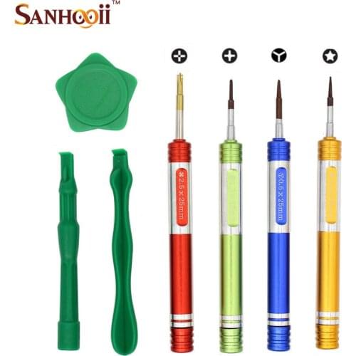 SANHOOII 7in1 Mobile Phone Teardown Repair Screwdriver Set Y-Type Torx Phillips Professional Tools For iphone 7 Fix Kit