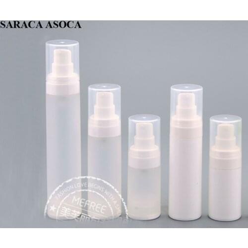 Wholesale 50pcs/lot 30ml Plastic Airless Vacuum Bottle DIY Emulsion Refillable Bottles Empty