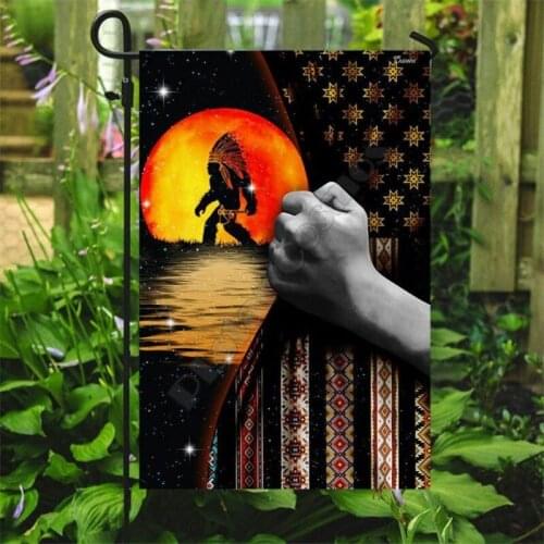 Native Flag 3D Full Printing Thermal Transfer Garden Flags Hanging House Decoration Double-sided Printing 01