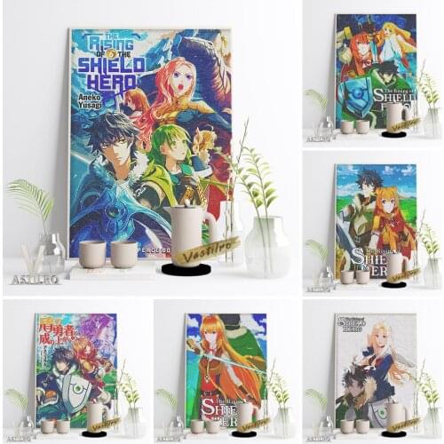 The Rising Of The Shield Hero Art Prints Poster Fantasy Anime Canvas Painting Manga Character Kids Room Home Decor Fans Collect