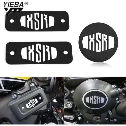 For Yamaha XSR900 Fuse Tops Motorcycle Fuse Box Top Plates Stainless Clutch Cover Top Guard XSR 900 2016 2017 2018 2019 2020 21