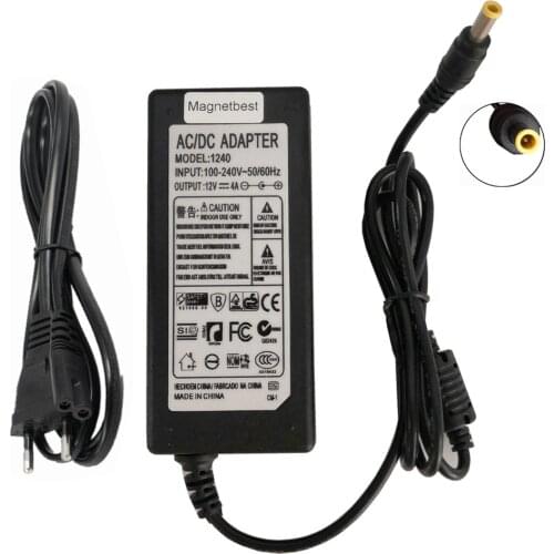 12V 4A AC Adapter Charger For Panasonic AG-UX90MC HC-MDH3GK AG-UX180 AG-DVX200 FC100 EVA1MC Camcorder 4K HD Camera SAE0011