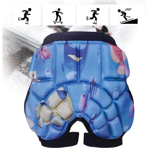 Protective Gear Guard Pad Skateboarding Hip Butt Padded Shorts Kids Skiing Hip Guard Skating Snowboard Thicken Soft Hip