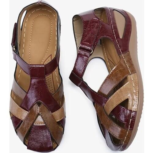 Women sandals 2021 Fashion Waterproo Sli On Round Female Slippers Casual Comfortable Outdoor Sunmmer Plus Size Shoes