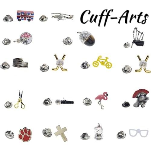 Lapel Pin Badges Fashion Helicopter Pine Cone Bicycle Scissors Microphone Ostrich Anchor Brooch Pin Ladies Mens Jewelry