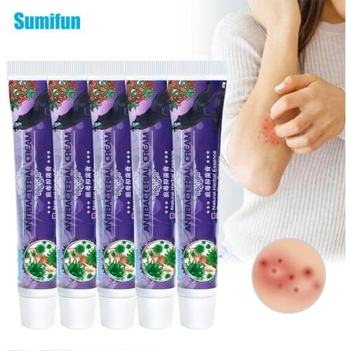 Sumifun 1pcs Skin Care Psoriasis Ointment Treatment Dermatitis Eczema Chinese Herbal Antibacterial Cream Anti Itching Pain Patch