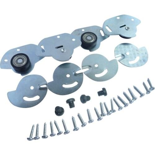 1set Solid wood sliding door pulley roller single wheel