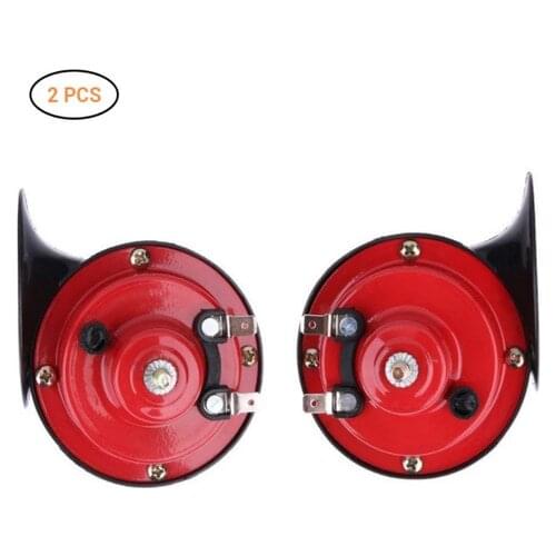 1 Pair 300 DB Super Train Horn For Trucks Car Styling 12V 24V Electric Snail Horn Air Horn Raging Sound For Car Motorcycle Truck
