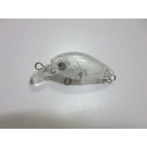 1pcs Unpainted Crankbait Fishing Lure Body 2 Inch 1/8 OZ Blank lures JS#8154