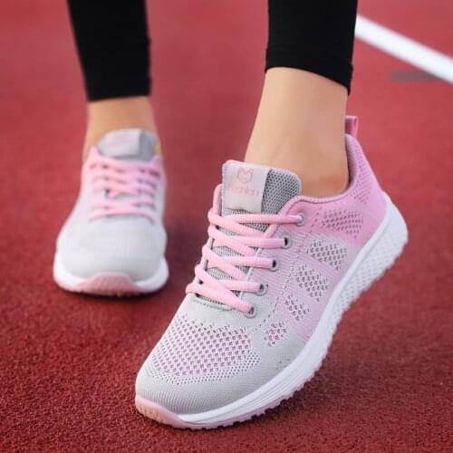 2020 Women Sport Shoes Fashion Platform Sneakers Ladies Spring Winter Flats Running Shoes for Woman Basketball Shoes