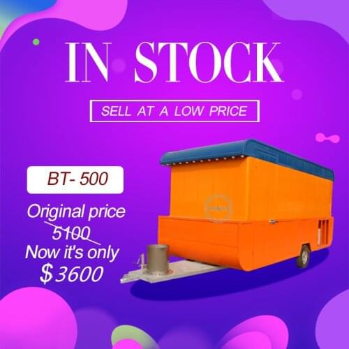 4.6m boat shape mobile fast food cart ice cream Catering trailer