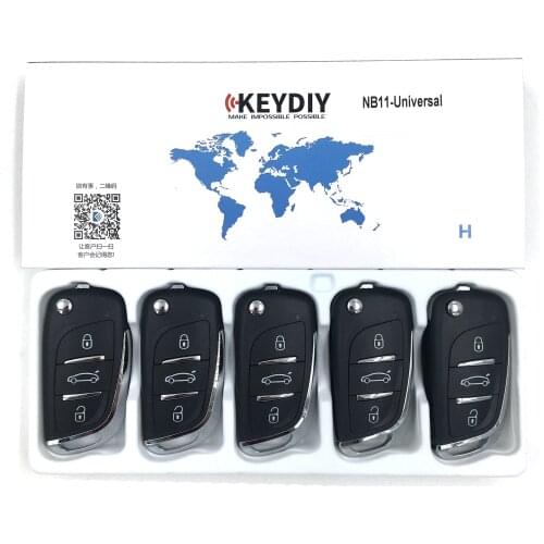 5pcs/lot KEYDIY KD NB11 NB Series Remote Control For KD900/KD MINI/KD-X2 Key Programmer Multi-function remote control key
