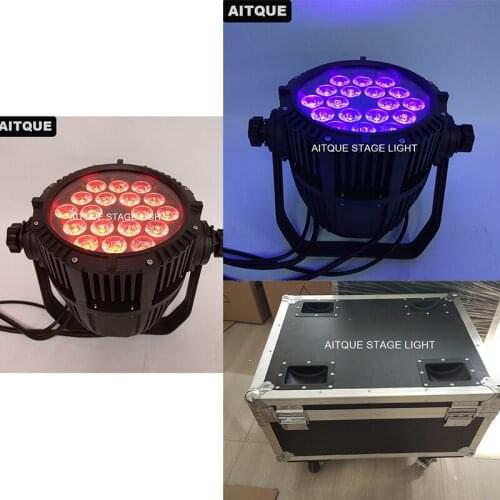 6pcs+Flight case)Outdoor led par led 18x18w led uv ip65 dmx controller uv par can 18pcs 6in1 led par light ip65
