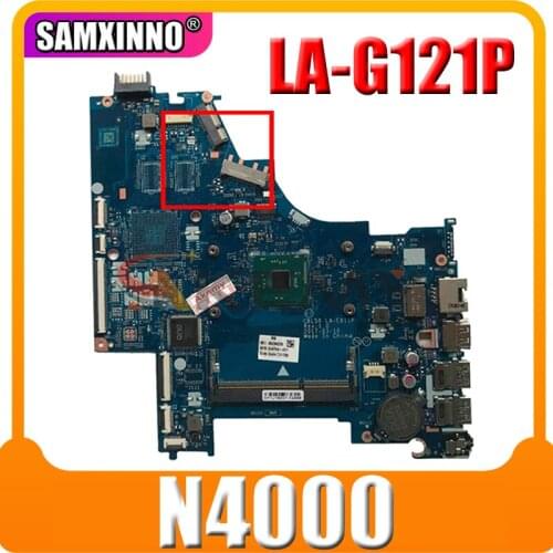 AKemy Laptop motherboard For HP 15-BS Core Celeron N4000 SR3S1 Mainboard LA-G121P L24004-501 DDR4