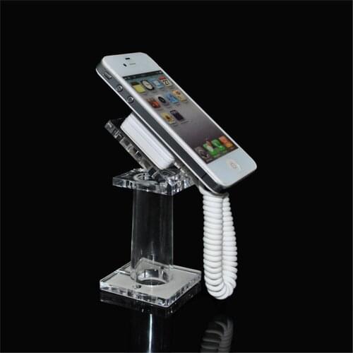 Battery Bank Acrylic Holder Retail Store Anti-lost Display Mount Mobile Anti-theft Exhibit Stand