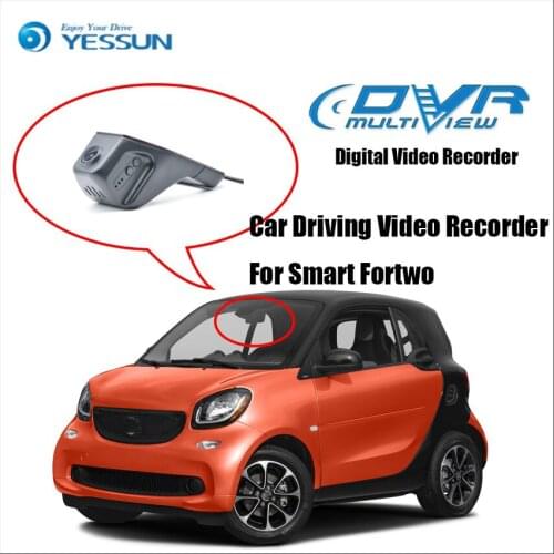 YESSUN Car DVR Driving Video Recorder HD 1080P For Smart Fortwo - Front Dash Camera Not Rear Back Camera
