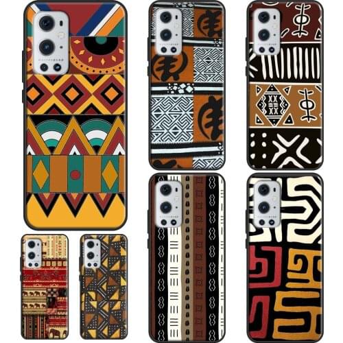 African Fabric Print For OPPO Realme 6 7 8 Pro Q3 GT Neo C3 C11 C21 Case For OnePlus 9 Pro 7 8 Pro 8T 9R Nord