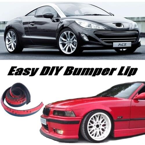 Bumper Lip Deflector Lips For Peugeot RCZ 2009~2015 Front Spoiler Skirt For Car Tuning View/ Body Kit / Strip