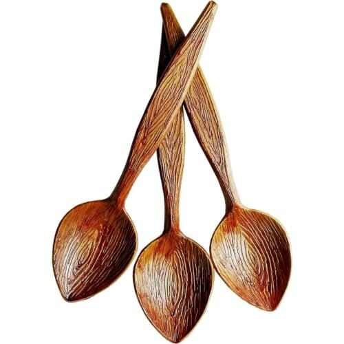 Wooden Model Boxwood Long Game Spoon 4'lü Set henna хна для бровей henna powder плетка