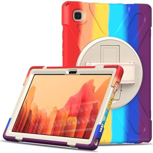 Kids Safe Shockproof Heavy Duty Case For Samsung Galaxy Tab A7 10.4" SM-T500 SM-T505 T507 Tablet Protective Case Shoulder Strap