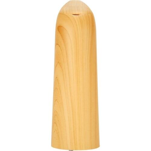 Wood Grain Liquid Sanitizer Pump Bottle IR Sensor Automatic Soap Dispenser 400ml