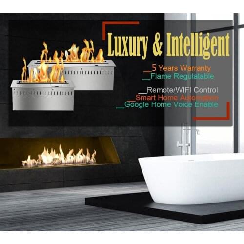 Inno-Fire 60 inch biothanol electric fireplace remote control decorative electric fireplace